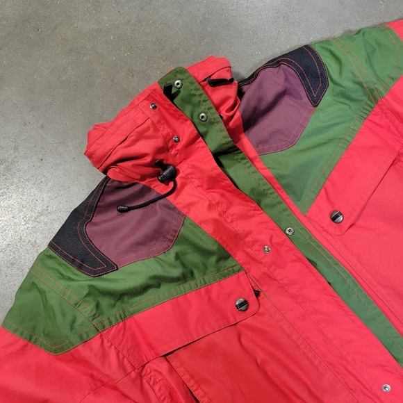 Vintage 80s Sun Ice Discipline Mens 38 medium Full Zip Hooded Ski Parka Jacket - Picture 6 of 14